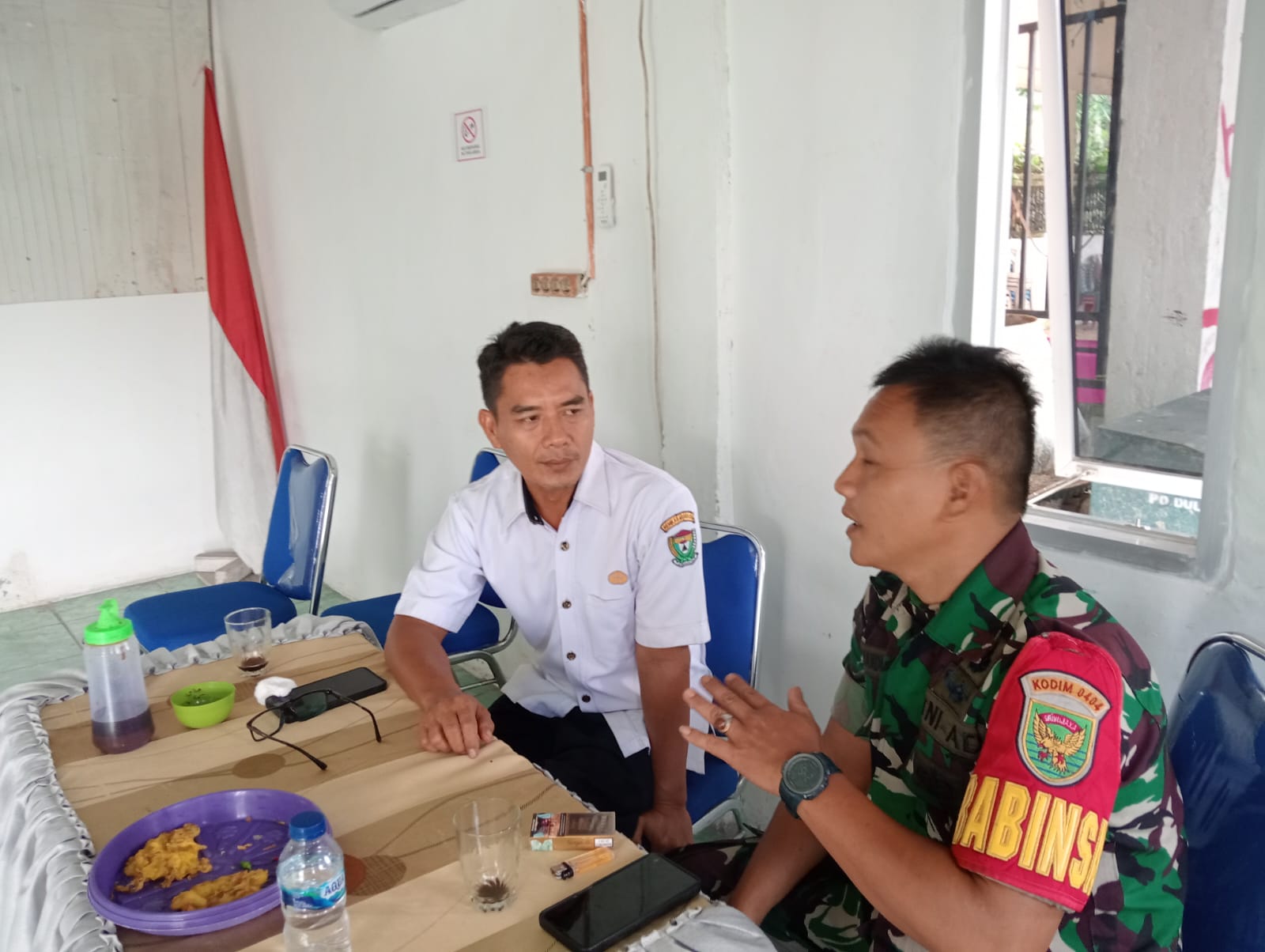 Babinsa Koramil 05/TE Tekankan Warga Binaan Untuk Selalu Waspada