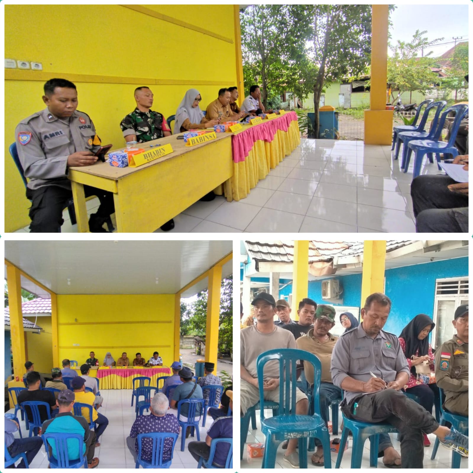 Babinsa Koramil 05/TE Hadiri Rapat Bahas Penertiban Pedagang di Trotoar dan Tugu Kujur