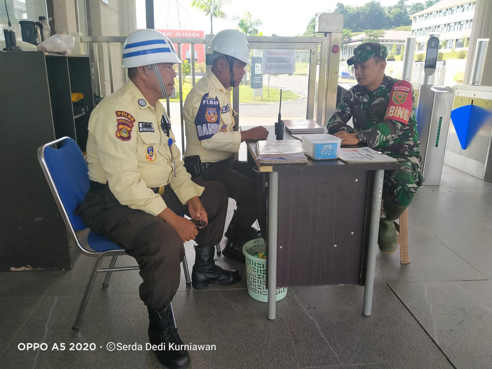 Babinsa Koramil 404-05/Tanjung Enim Ajak Scurity PT MAP Tingkatkan Keamanan
