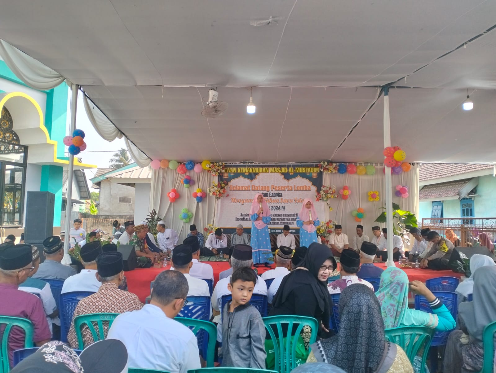 Babinsa 404-05/Tanjung Enim Hadiri Peringatan Tahun Baru Islam di Masjid Al-Mustaqim