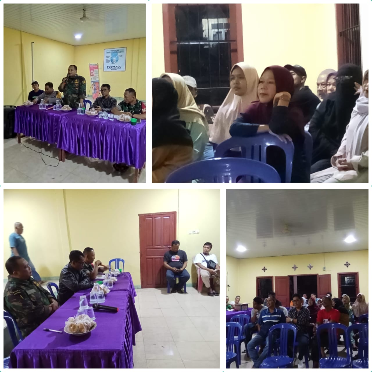 Babinsa Koramil 404-05/Tanjung Enim Dukung Akan dilaksanakan Kembali Ronda Malam