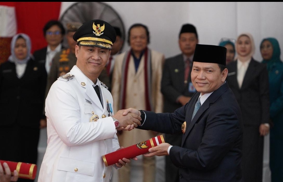 Henky Putrawan Resmi Dilantik Sebagai PJ Bupati Muara Enim
