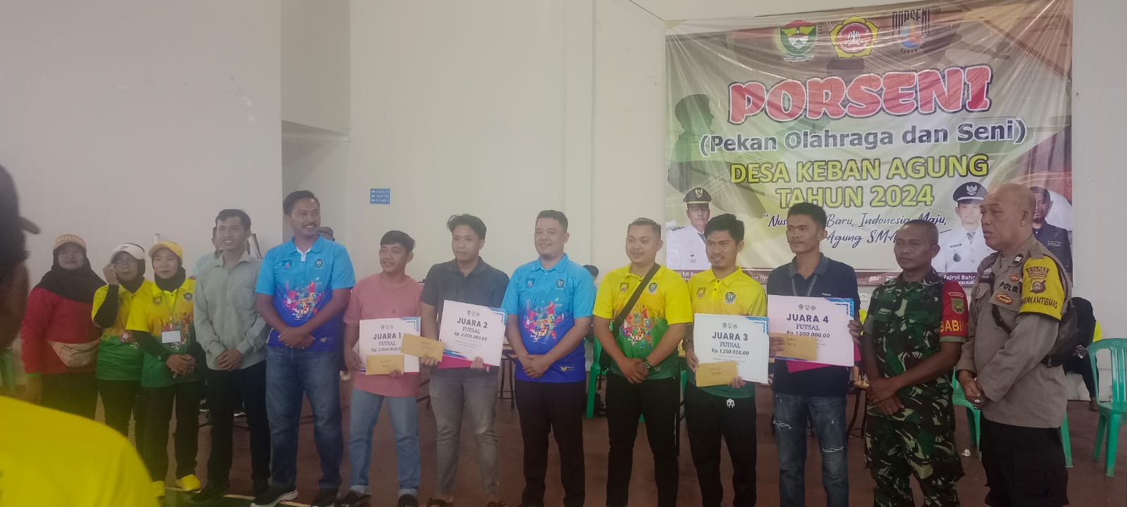 Serda Nyamadi Ucapkan Selamat Atas Sukses Nya Giat Porseni di Desa Keban Agung