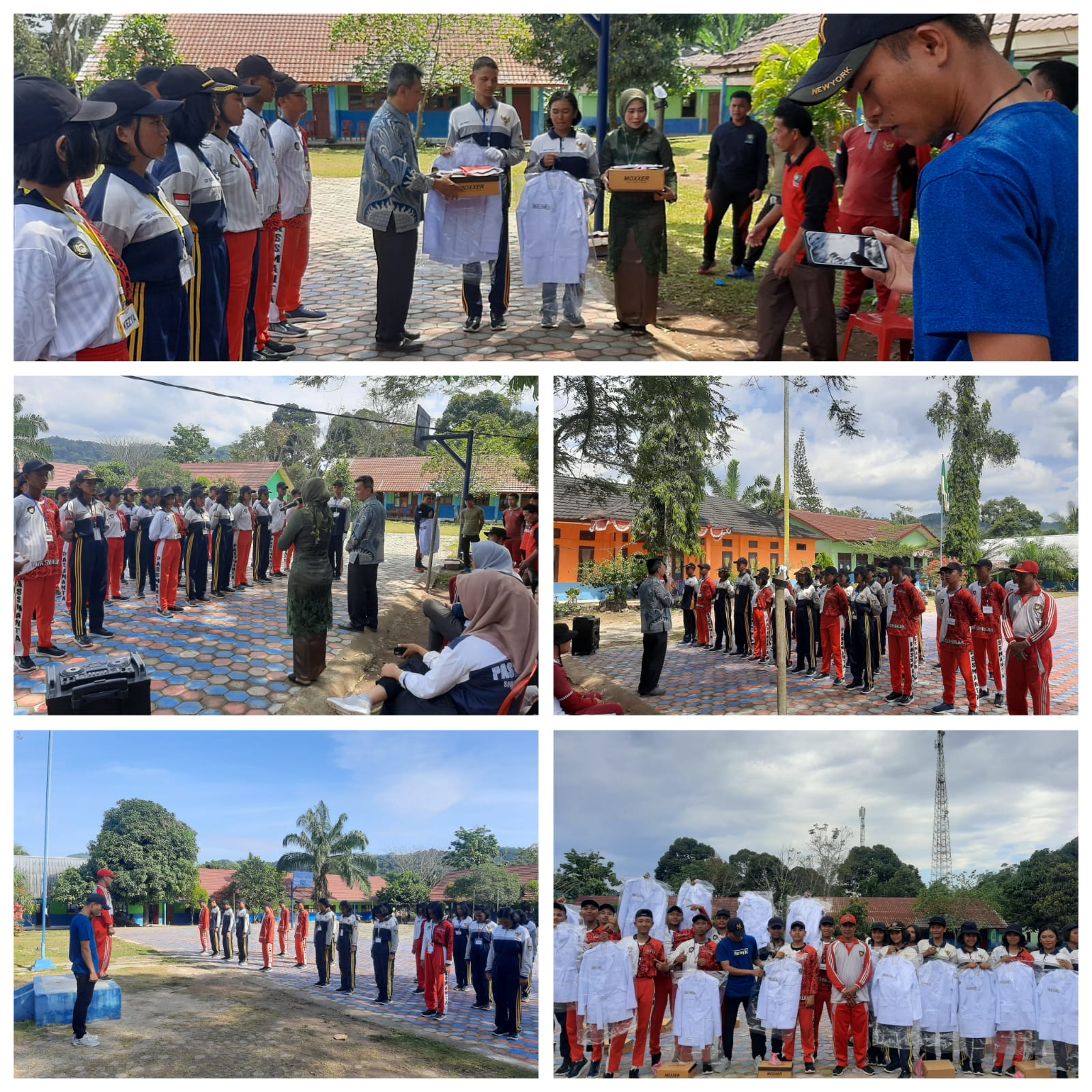 Dampingi Camat Panang Enim, Serma Khoiril Cek Kesiapan Paskibraka