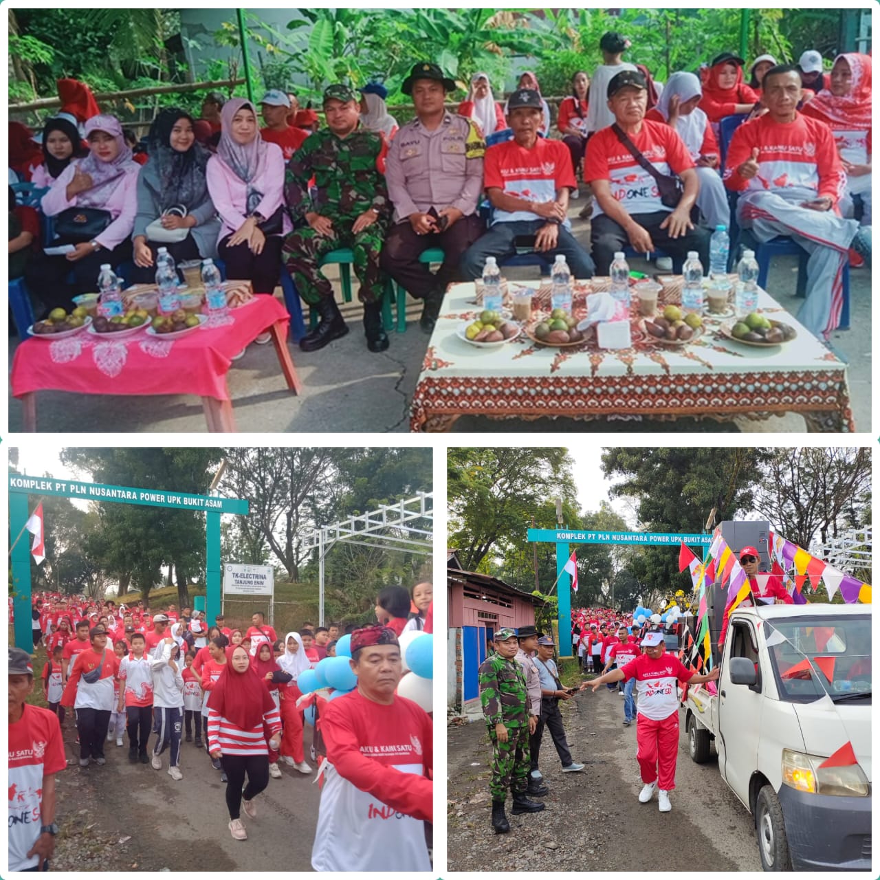 Walping Jalan Santai, Ini Harapan Babinsa Serda Amin Kepada Warga Villa Enim Lestari