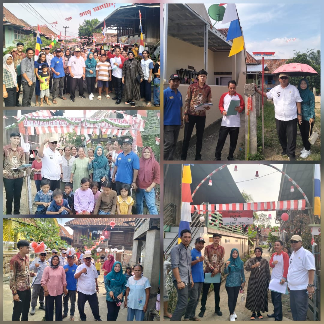 Semarak HUT RI Ke 79, Desa Pagar Dewa Benakat Adakan Lomba Kebersihan