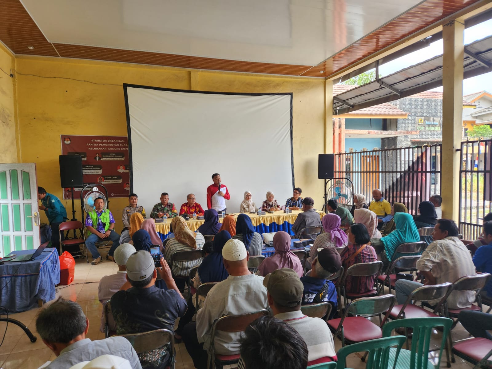 Serma Tanto, Walping Giat Sosialisasi Pemberian Material Tambang di Bangko