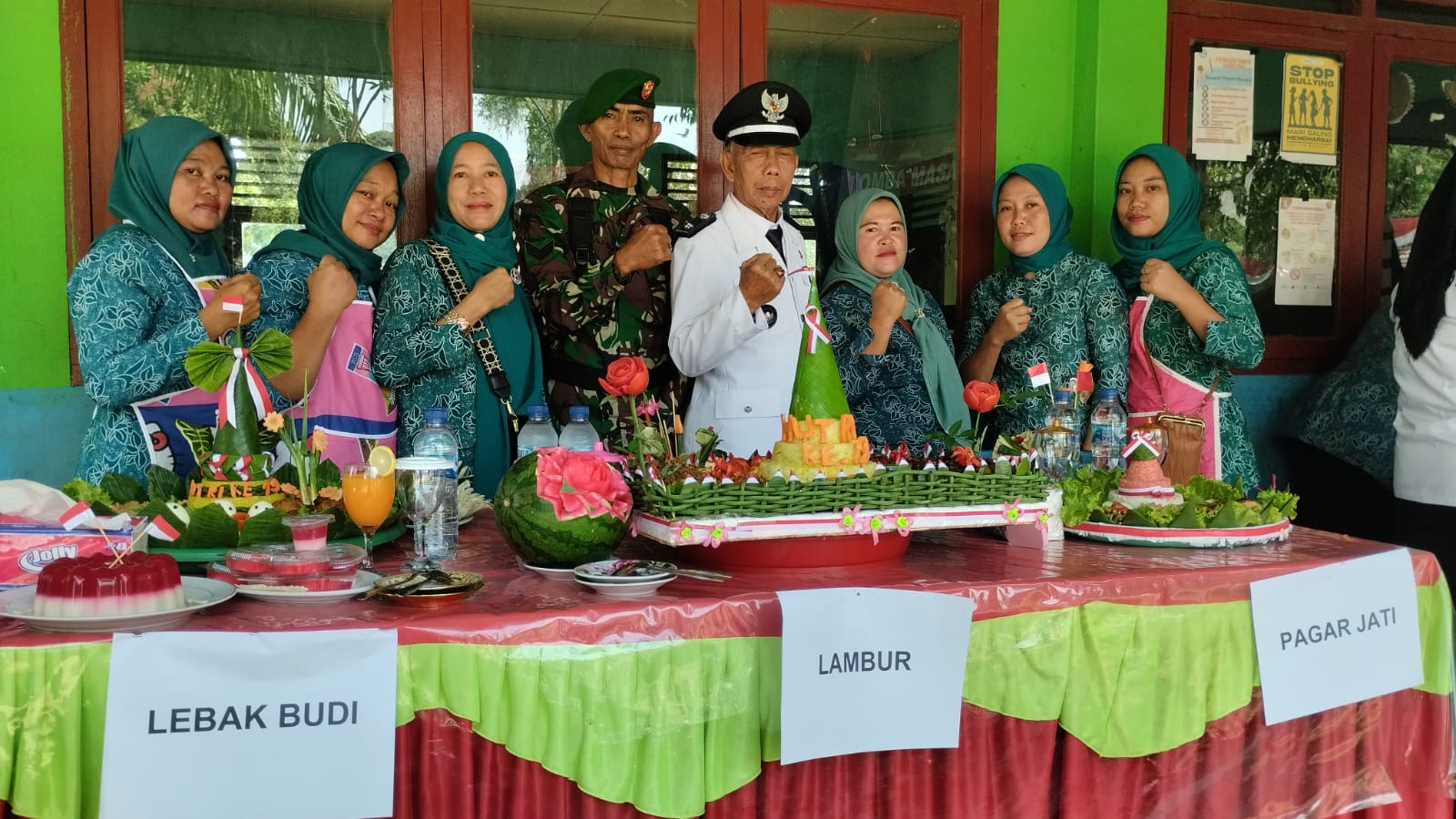 Serka Ibrahim Saksikan Lomba Nasi Tumpeng, Pada HUT RI KE 79