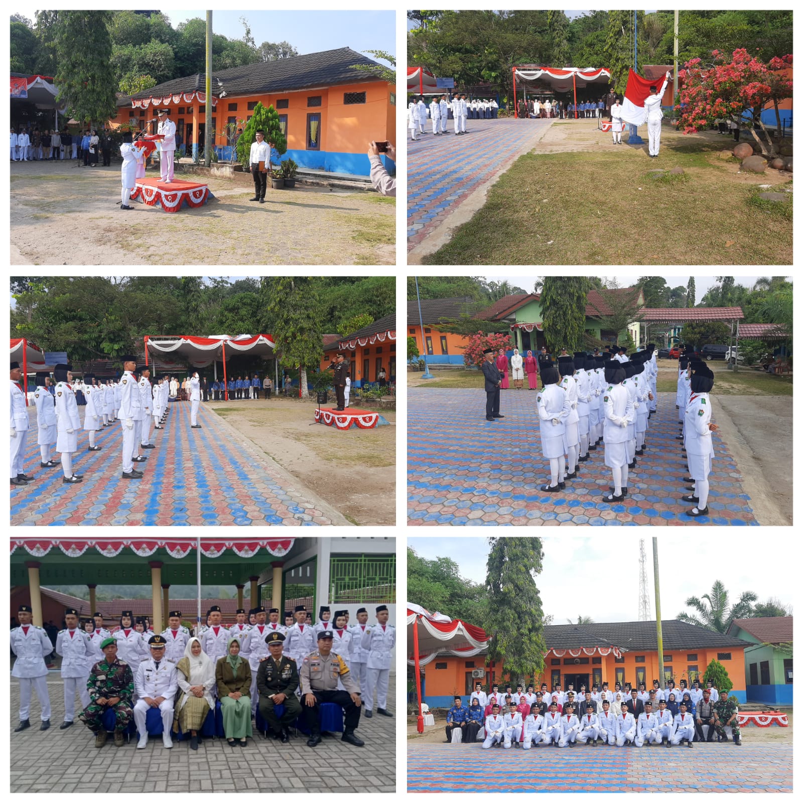 Serma Khoiril, Sampaikan Pelaksanaan Pengibaran dan Penurunan Bendera Merah Putih Berjalan Sukses