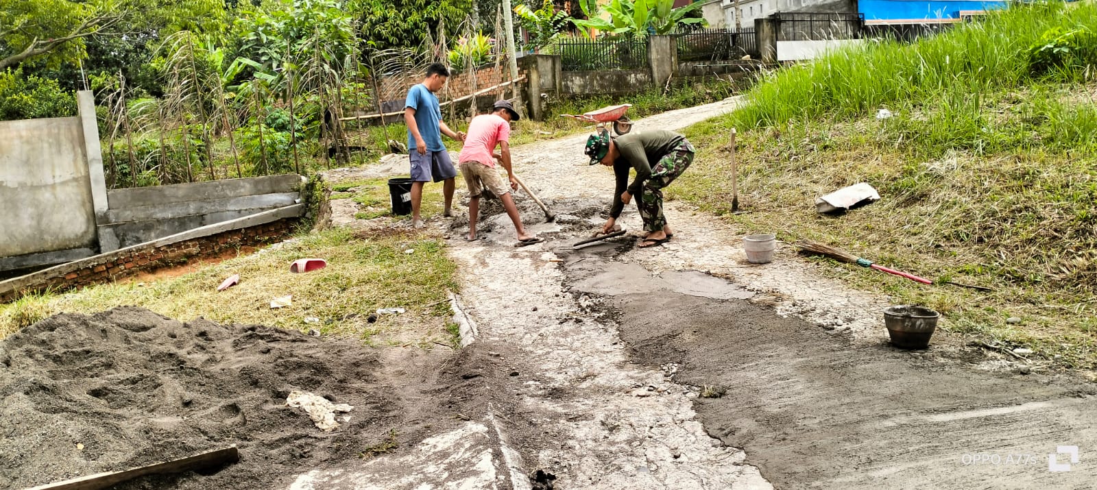 Walau Libur, Babinsa Penyandingan Tetap Hadir Ditengah Warga Binaan