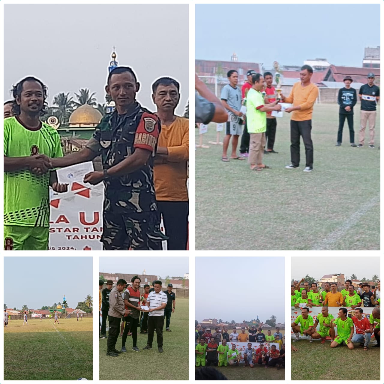 Turnamen U40+Old Star Resmi Dututup, Babinsa Pasar Tanjung Serda Imam Sampaikan ini