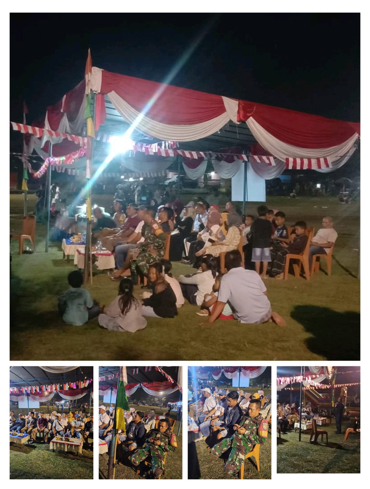 Babinsa Kelurahan tanjung Enim Hadiri Acara Ramah Tama Sekaligus Pembagian Hadiah