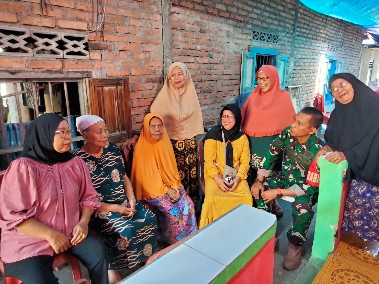Babinsa Bedegung, Galakkan Sosialisasi Antisipasi Bahaya Kebakaran