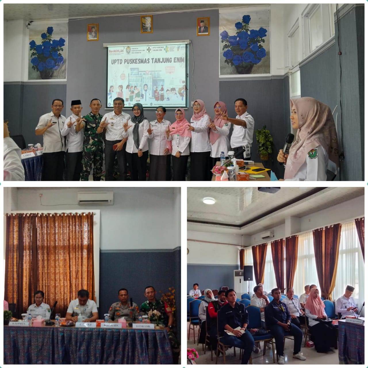 Babinsa Koramil 404-05/Tanjung Enim Hadiri Rapat Lintas Sektor, Bahas Penyakit MPox