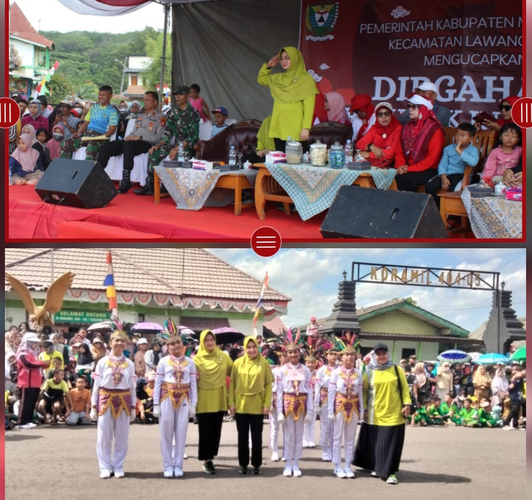 Disaksikan Ketua Persit Ranting 6 Koramil 05/TE, Penampilan SD KARTIKA II-7 Gegerkan Para Juri Dan Penonton