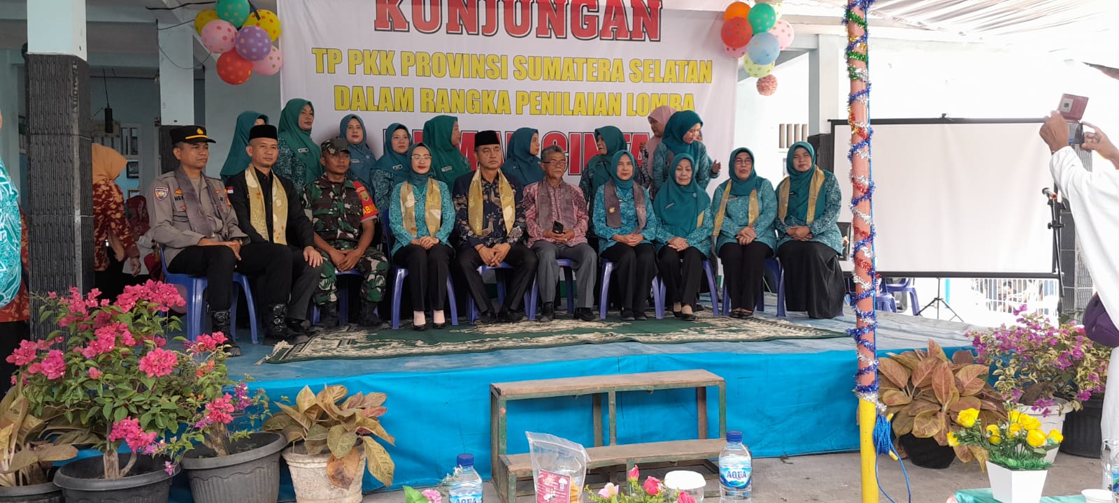 Babinsa Koramil Tanjung Enim Hadiri Lomba Rumah Cinta Tingkat Provinsi Sumsel