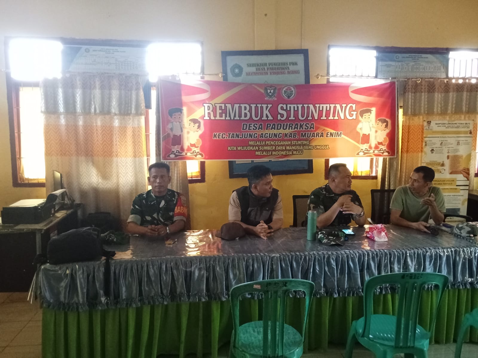 Babinsa Koramil Tanjung Enim Walping Giat Pertamina