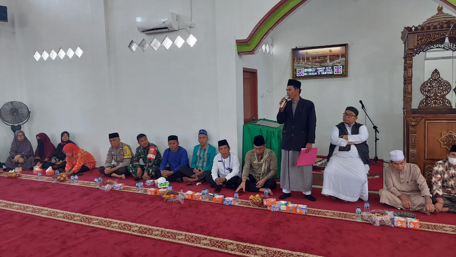 Sertu Ardi Kelana Hadiri Peresmian Masjid Al-Muhajirin Desa Darmo