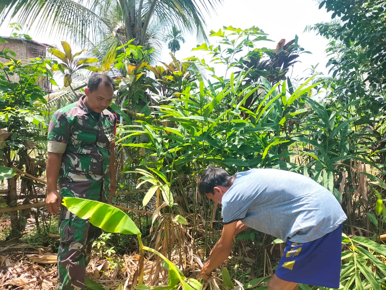 Babinsa Lambur Koramil 404-05/Tanjung Enim Sampaikan Himbauan Ke Warga Binaan nya
