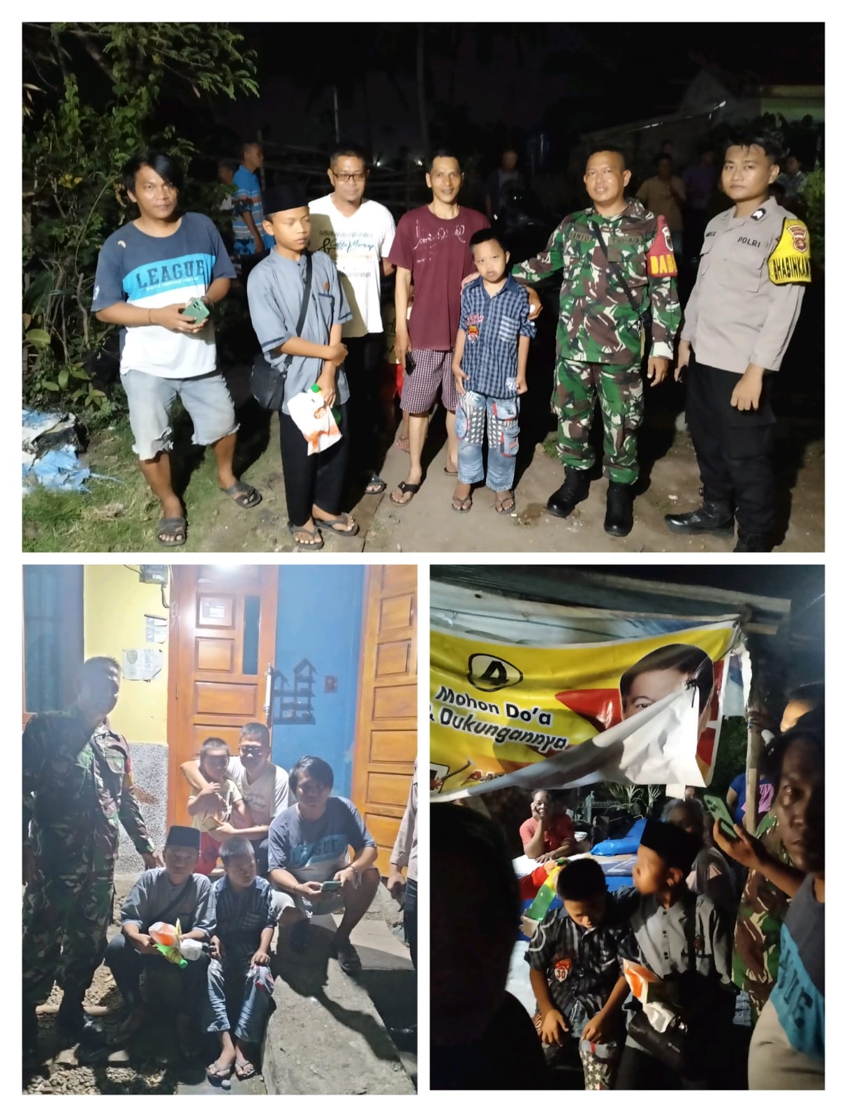 Babinsa Kelurahan Tanjung Enim, Gerak Cepat Lakukan Pencarian Anak Yang Tersesat