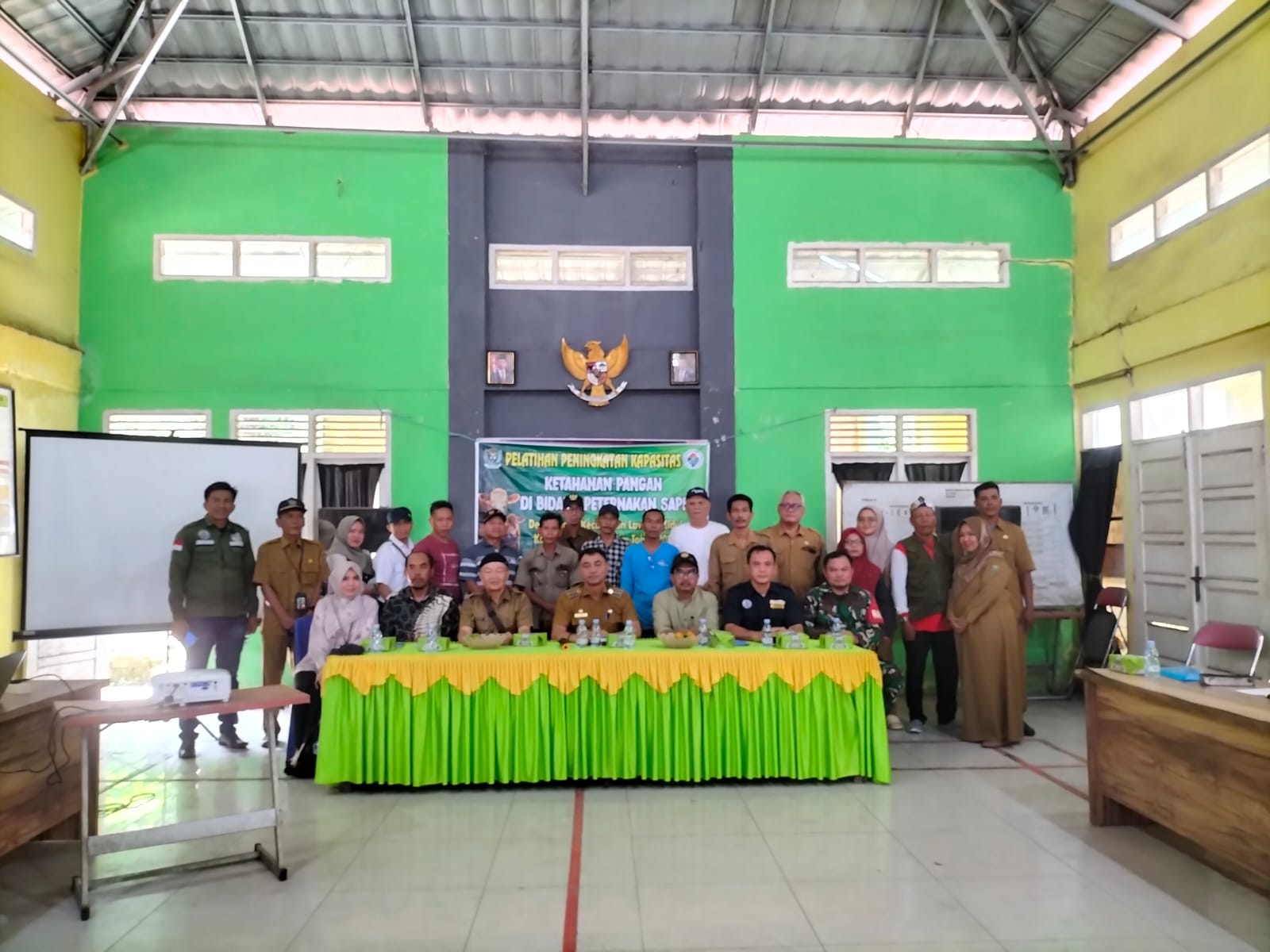 Berikut Penyampaian Babinsa Lingga Saat Hadiri Pelatihan Peningkatan Kapasitas Ketahanan Pangan