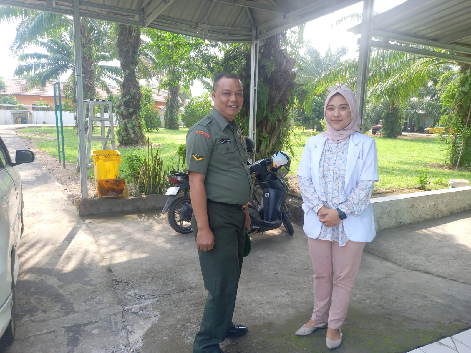 Komsos Dengan Warga Binaan, Babinsa Tanjung Bulan Ajak Jaga Silaturrahmi