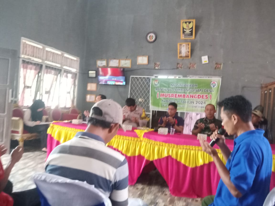 Hadiri Musrenbangdes APBDes-P, Babinsa Berikan Pesan Dan Harapan Untuk Masyarakat