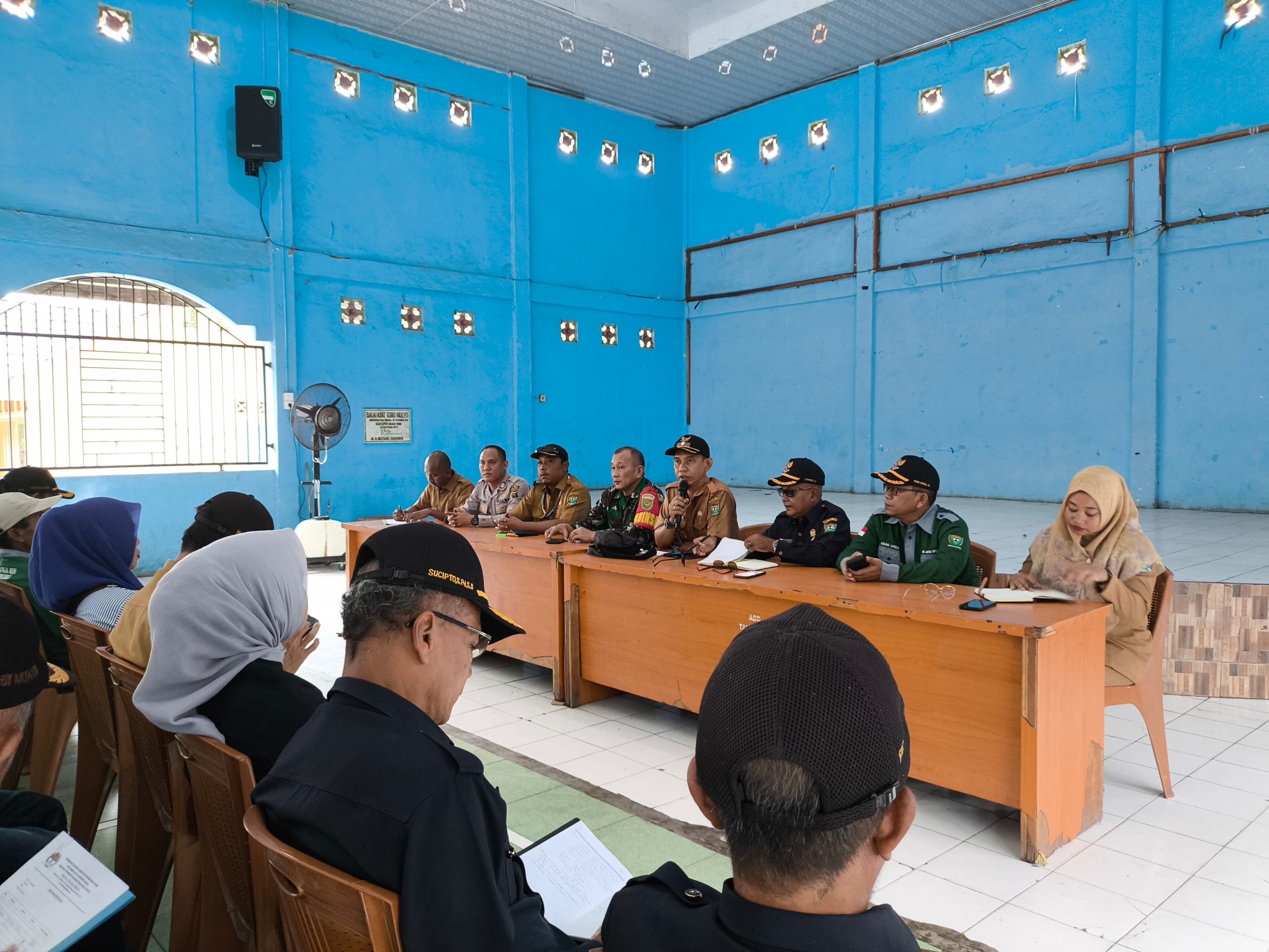 Saat Hadir Acara Musyawarah, Babinsa Tegal Rejo Sampaikan Himbauan