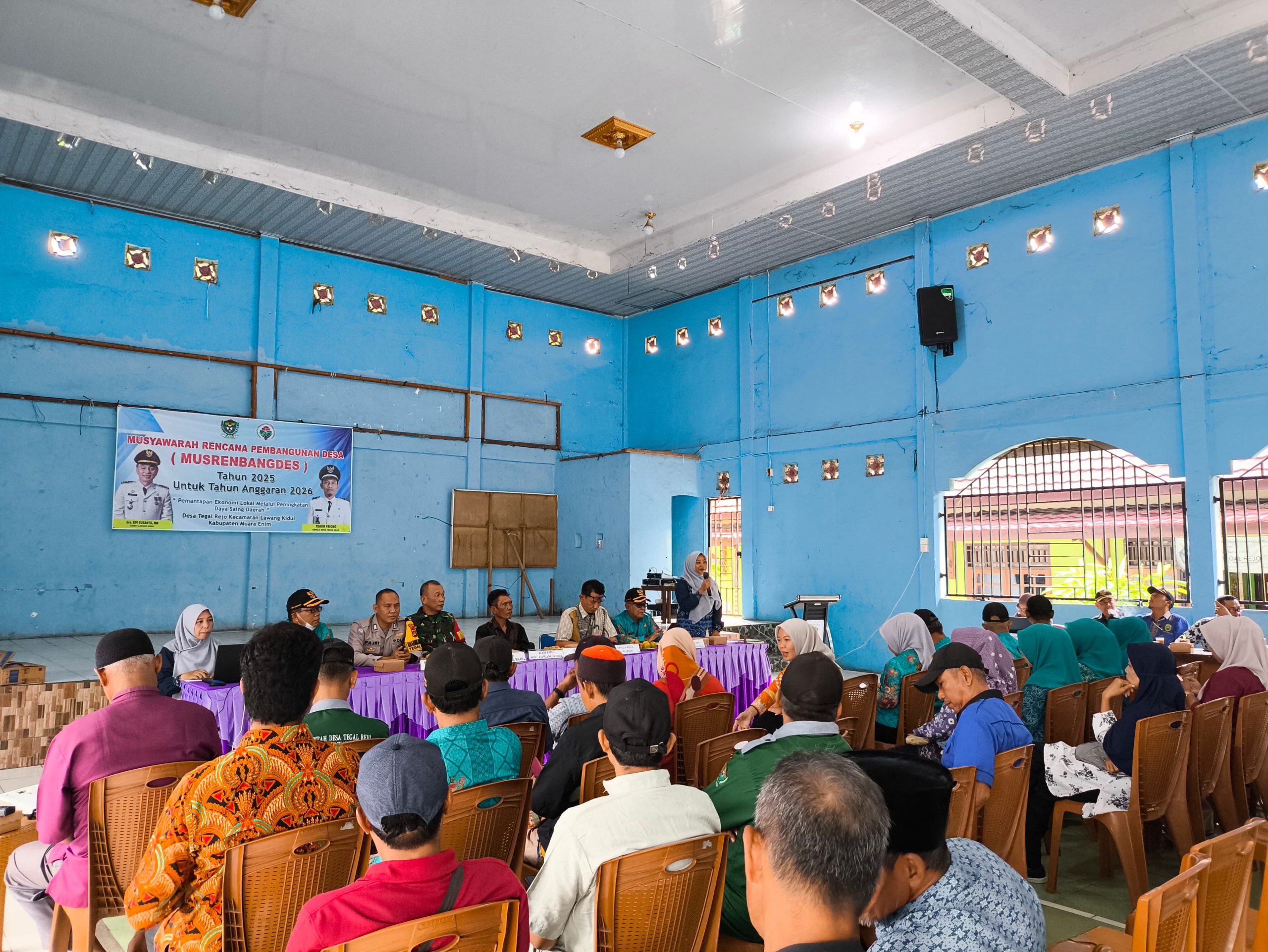 Babinsa Tegal Rejo Hadiri Musrenbangdes TA 2026