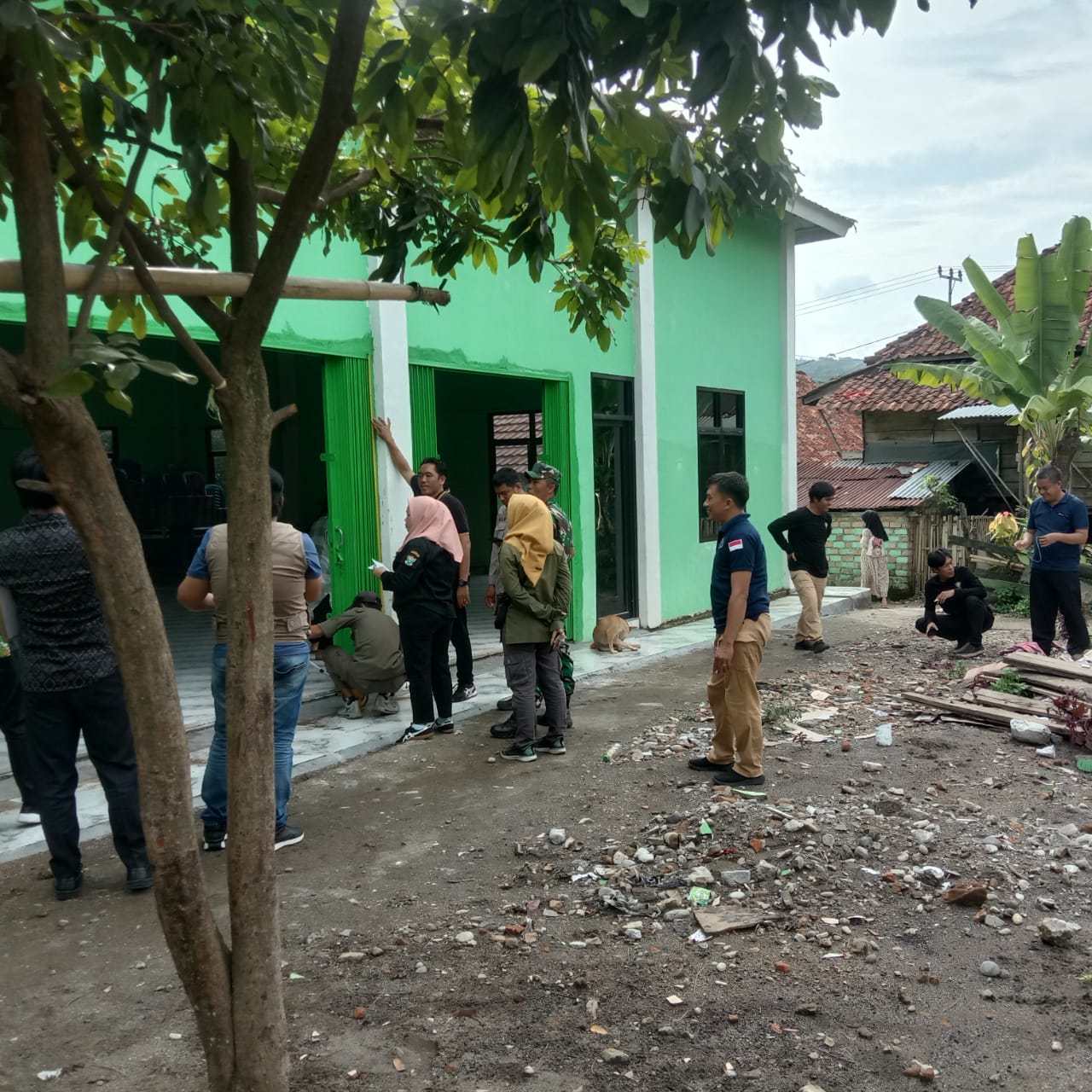 Babinsa Tanjung Baru Lakukan Walping Giat Monev DD 2024