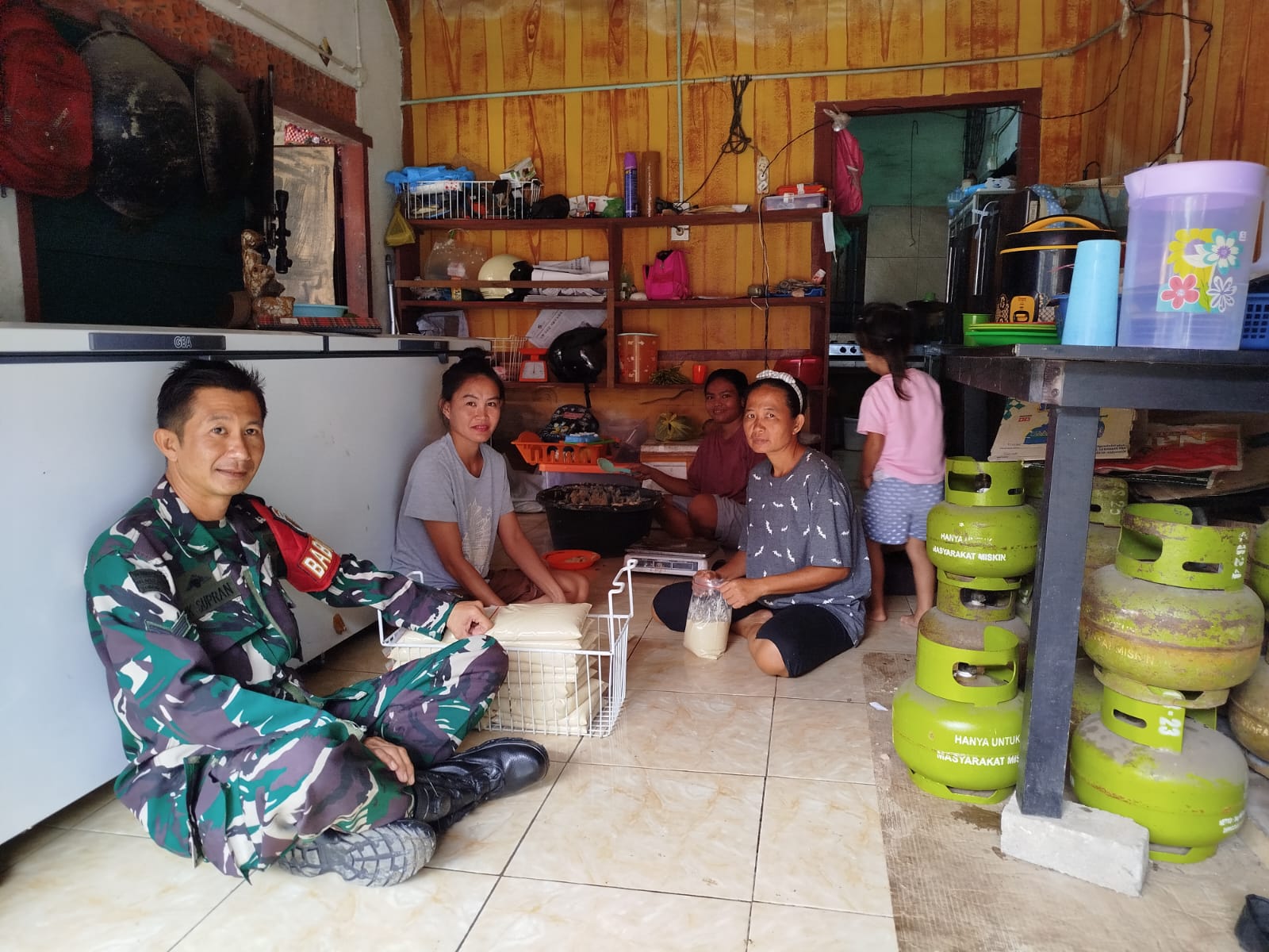 Babinsa Seleman Sambangi Warga Binaan, Himbau Jaga Kesehatan dan Kebersihan