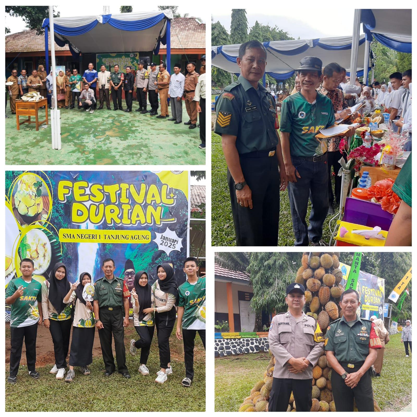 Serma Khoiril Hadiri Festival Durian SMAN 1 Tanjung Agung