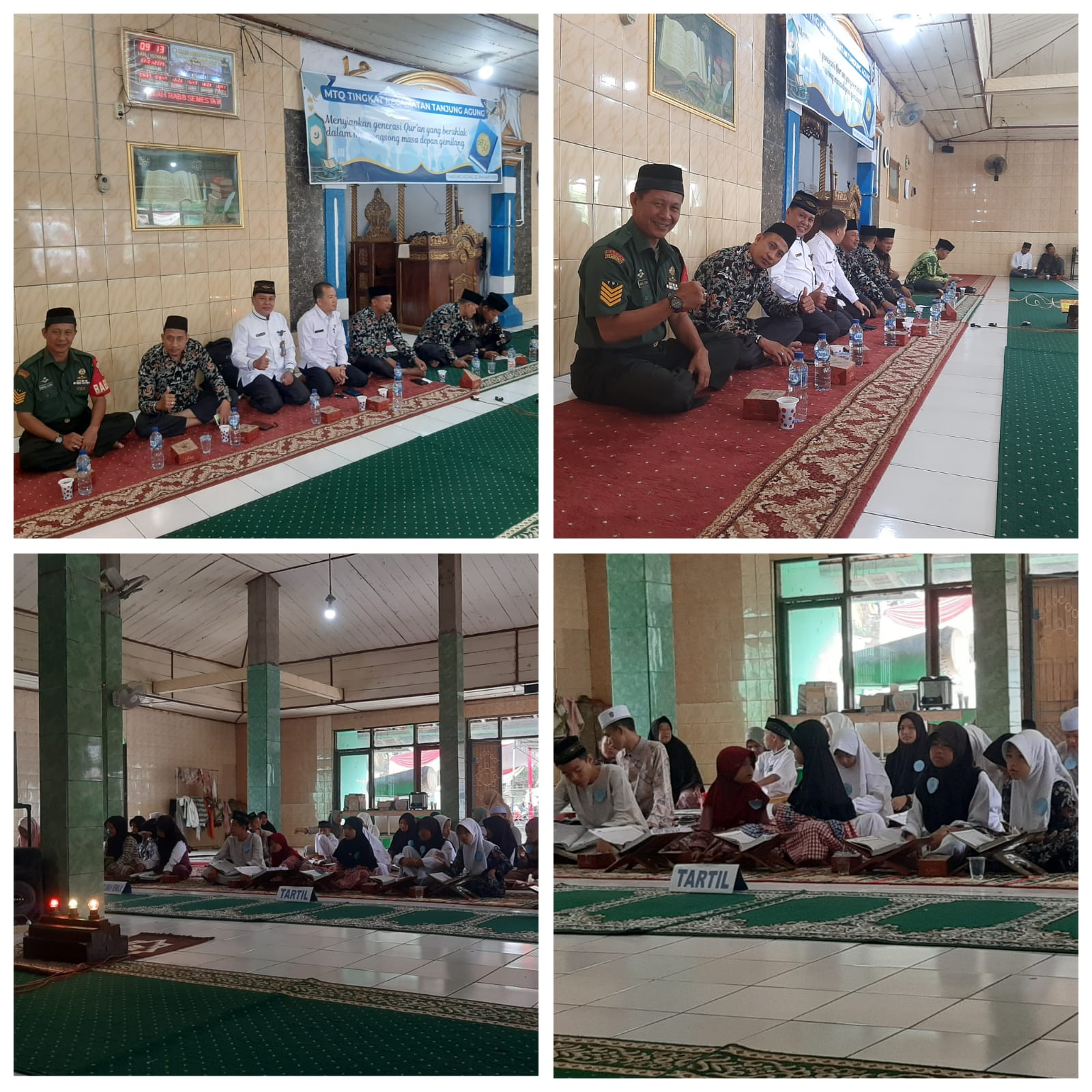 Babinsa Koramil Tanjung Enim Hadiri Lomba MTQ Tingkat Kecamatan