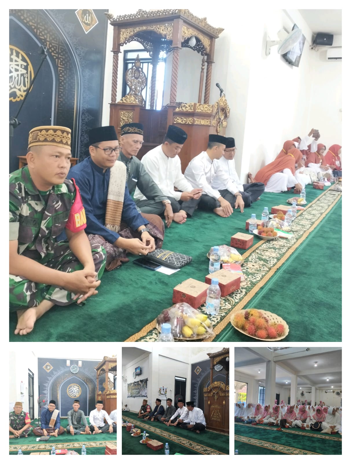 Babinsa Kelurahan Tanjung Enim Hadiri Peringatan Isro mi’raj Nabi Muhammad SAW 1446