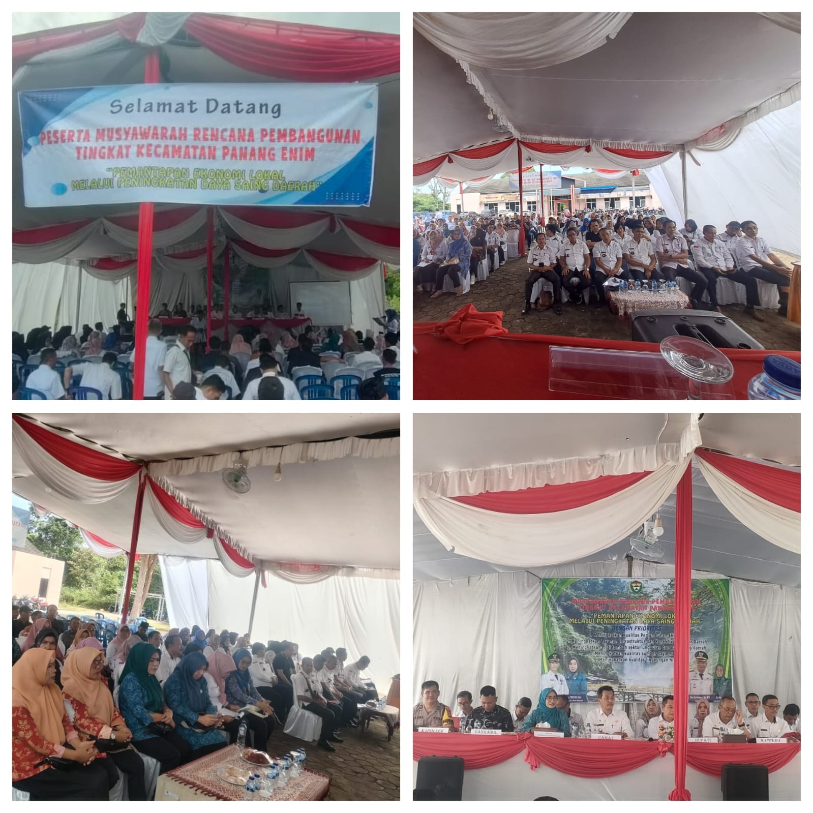 Serka Redi Anggota Koramil 404-05/Tanjung Enim Hadiri Musrenbang Tingkat Kecamatan Panang Enim