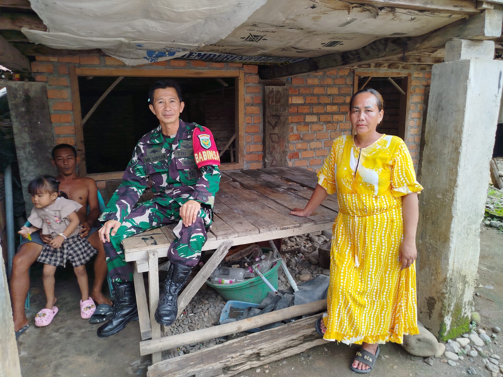 Babinsa Seleman Komsos Dengan Warga Binaan, Bahas Ini