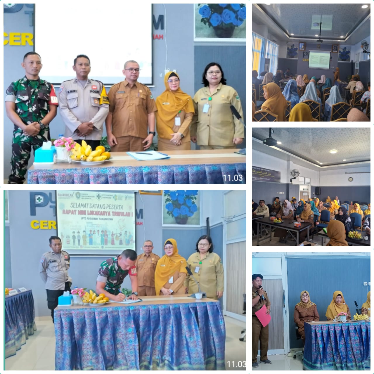 IKUTI RAPAT MINI LOKAKARYA SERDA IMAM UDIN AJAK MASYARAKAT CEK KESEHATAN GRATIS
