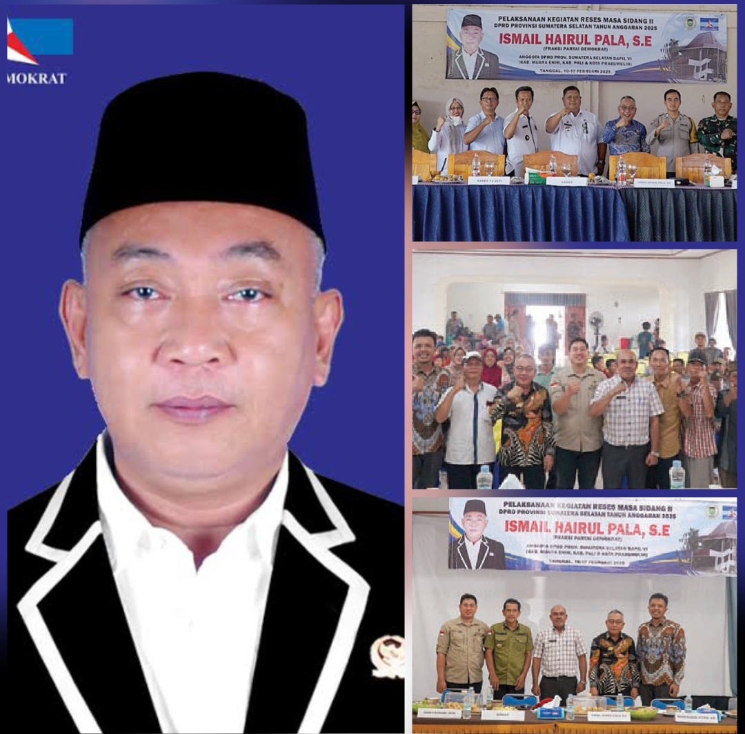 Usai Reses, Berikut Komitmen Anggota DPRD Prov Sumsel Dapil VI Ismail Hairul Pala