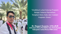 “Disdikbud Lahat Dukung Program Belajar Selama Ramadhan, Terapkan Buku Saku dan Catatan Kegiatan Siswa