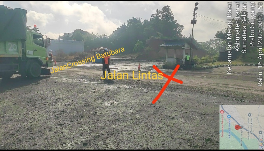 Diduga Jalan Crossing Hauling Angkutan Batubara PT MIP Grup Adaro Tak Berizin, Kemana Pemerintah?
