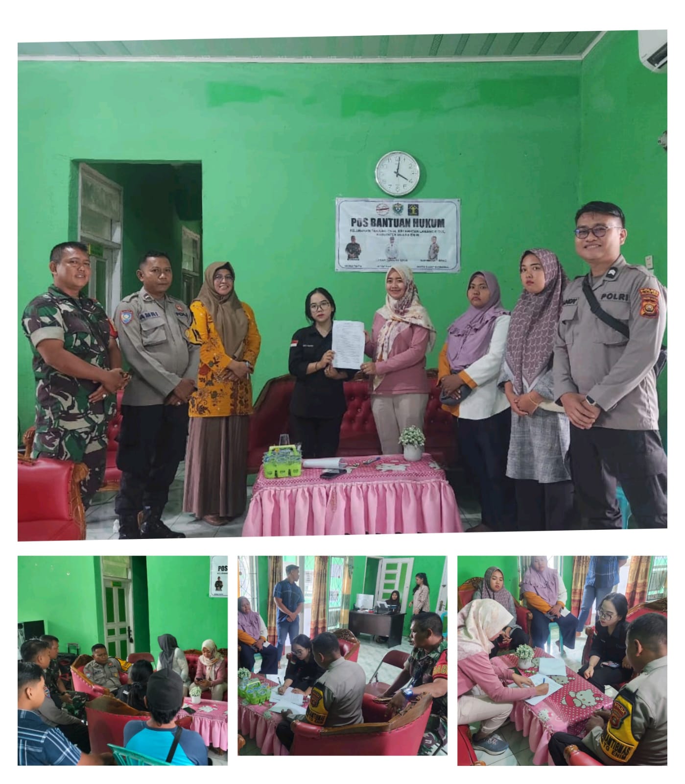 Melalui Mediasi, Babinsa Kelurahan Tanjung Enim Berhasil Damaikan Warga Berselisih