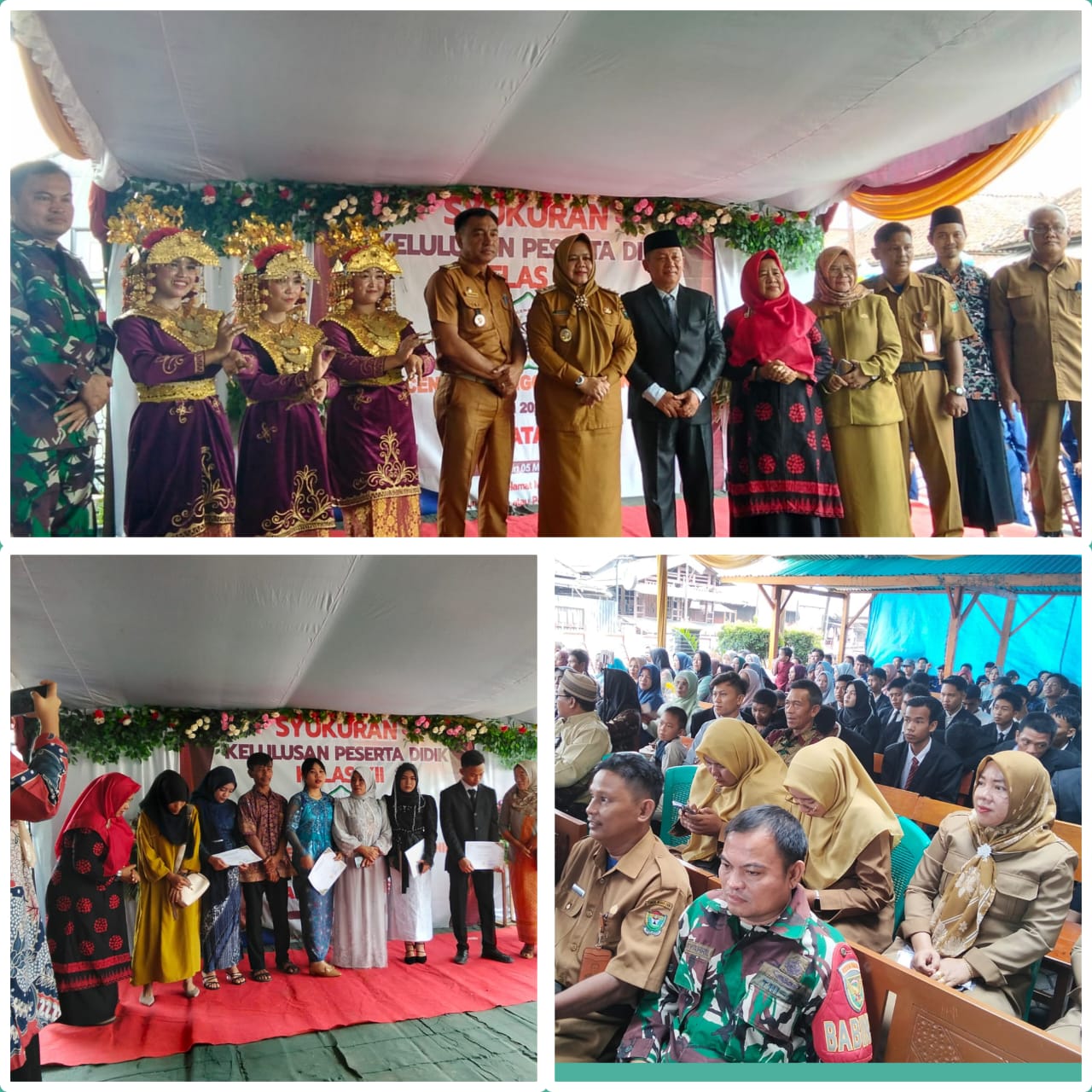 Babinsa Lingga Hadiri Syukuran Kelulusan Siswa/i SMK Cendikia Unggul