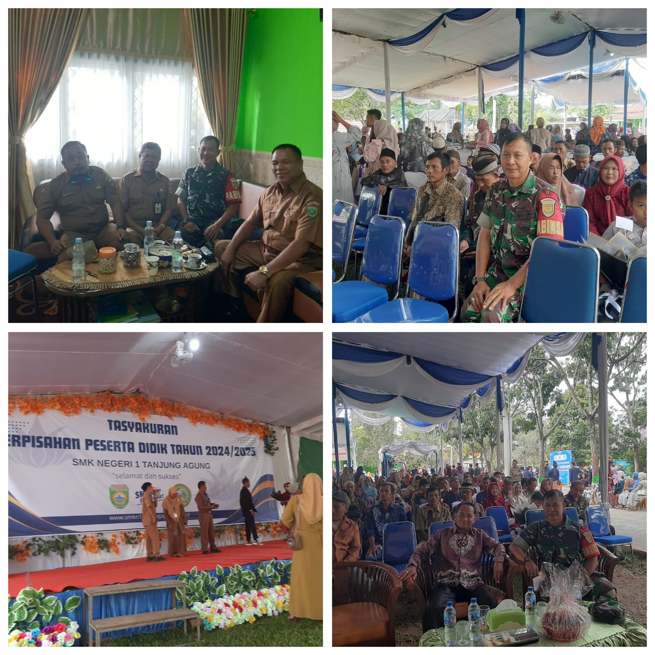 Babinsa Koramil Tanjung Enim Berikan Motivasi Kepada Siswa SMKN 1 Tanjung Enim