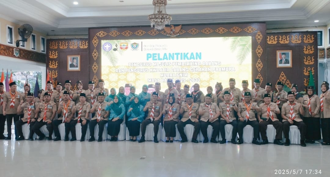 Pelantikan Pengurus Mabicab Dan Kwarcab Gerakan Pramuka Muara Enim Bertabur Kejutan