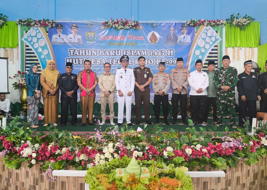 Wakili Danramil, Pelda Decky Hadiri Acara Puncak HUT Tegal Rejo