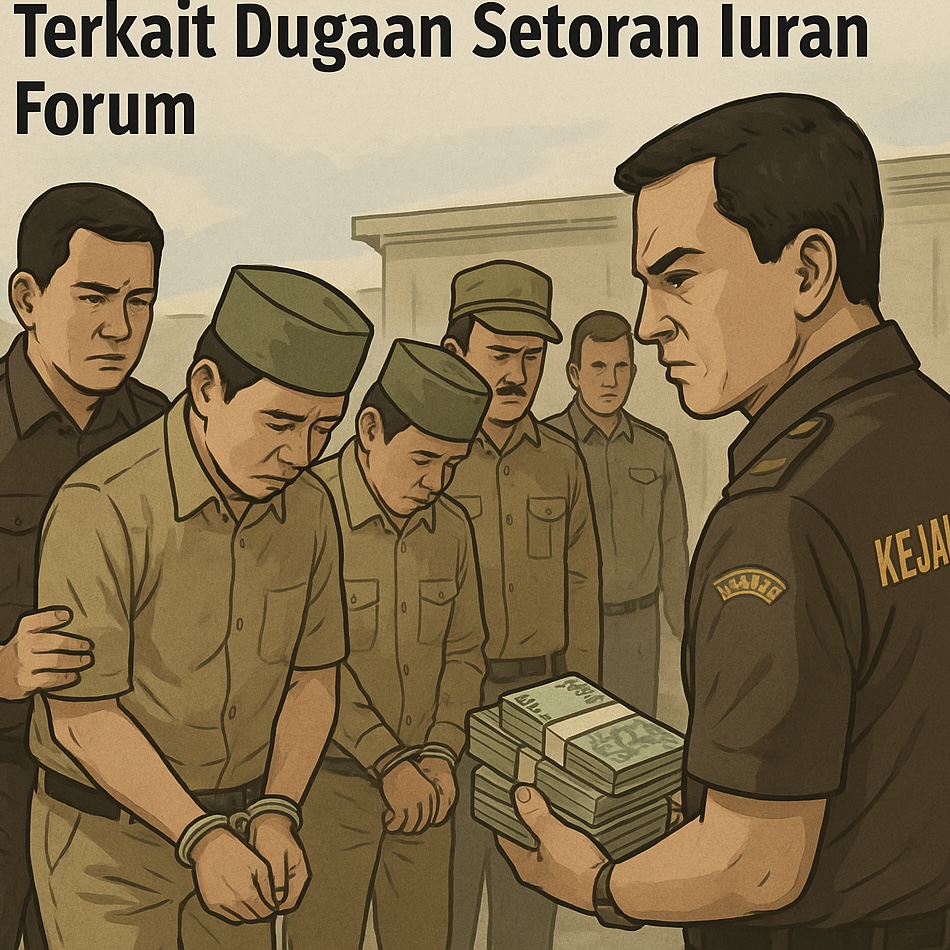 Kejari Lahat Tangkap Puluhan Kades dan Camat Pagar Gunung Terkait Dugaan Setoran Iuran Forum
