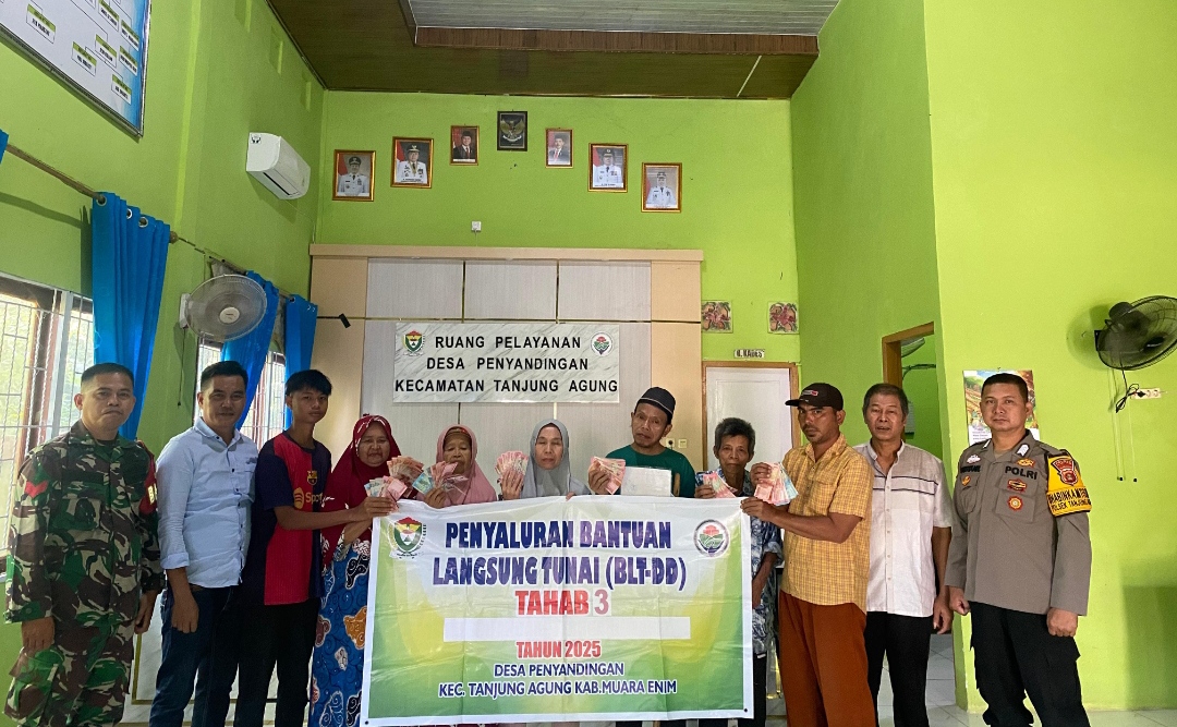 Koptu Ridwan Hadiri Penyaluran BLT DD, Dukung Pemerintah Desa Berikan Bantuan kepada Masyarakat