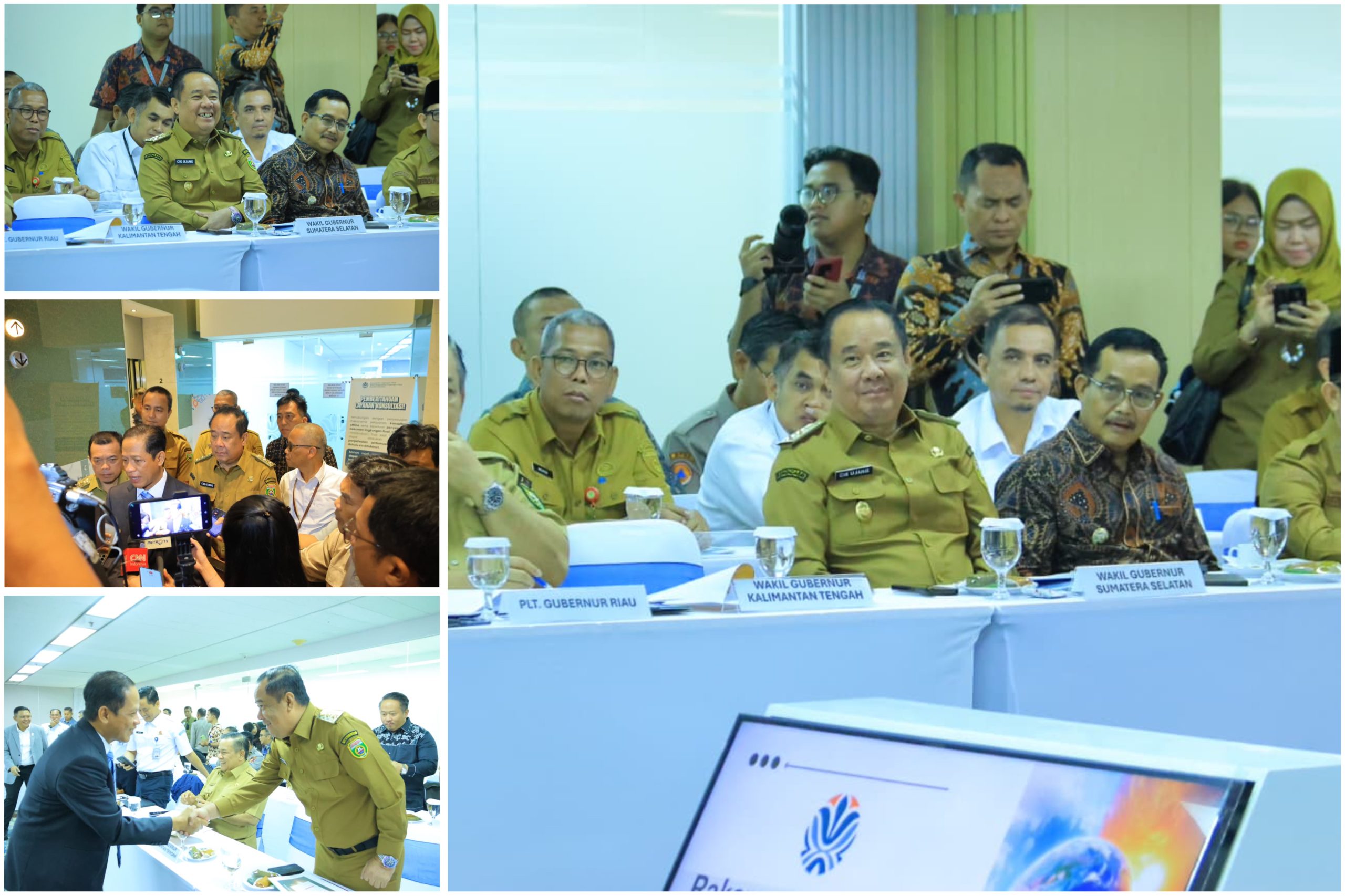 Rakor Nasional Karhutla 2026, Wagub Cik Ujang Tekankan Sinergi dan Siaga Dini di Sumsel