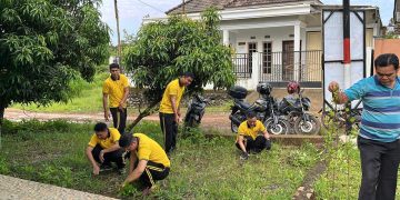 Polres Muara Enim Gelar “Belida Asri”, Kerahkan Seluruh Personel Bersihkan Lingkungan