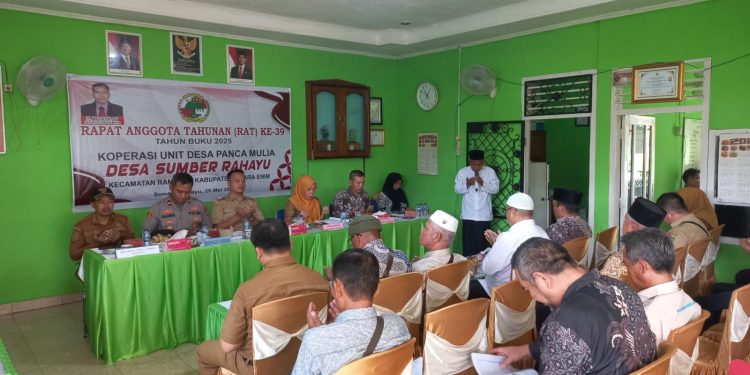 Hadiri RAT ke-39 KUD Panca Mulya, Kapolsek Rambang Apresiasi Kinerja Tertib dan Aktif